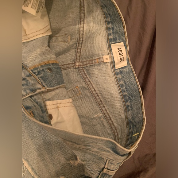 AGOLDE PARKER Vintage Cut Off Denim Shorts - Swapmeet - Size 29 - New! - Picture 8 of 9